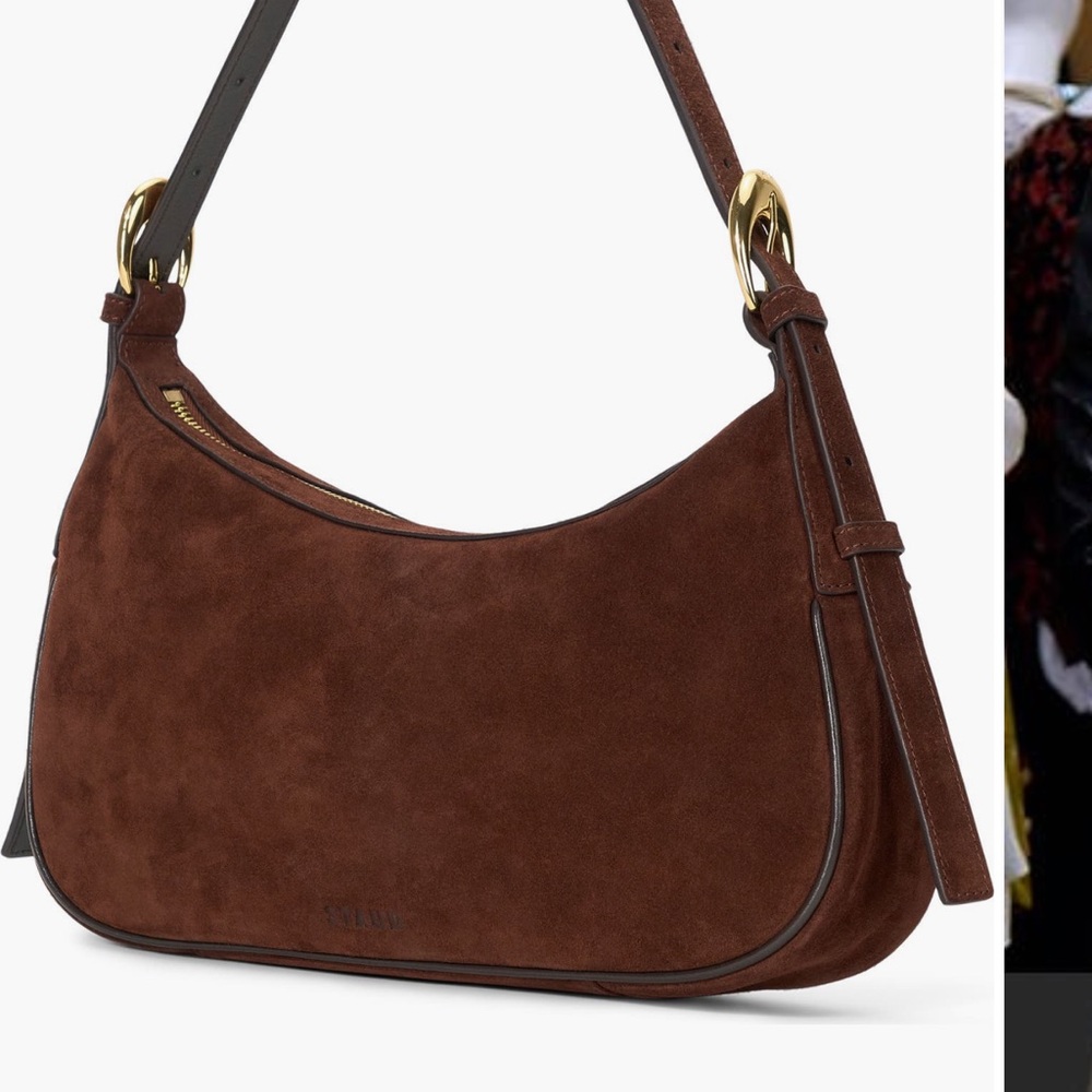 Staud Pine Suede Shoulder Bag